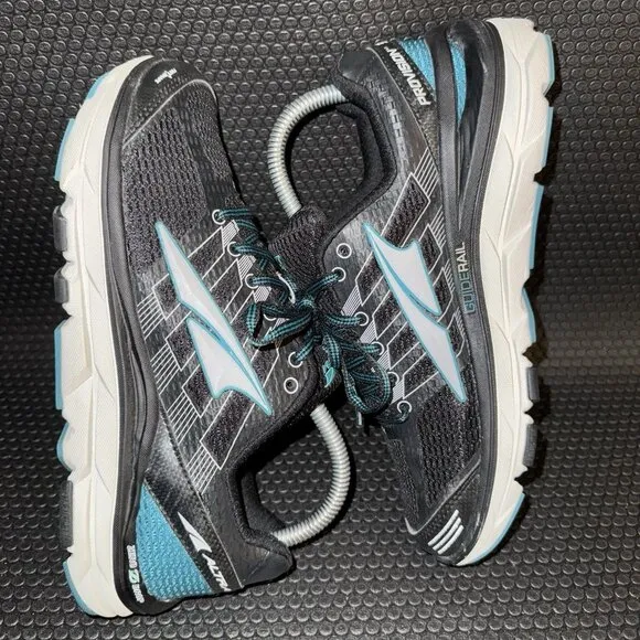 Altra Provision 3.0 Outdoor Running Comfort Shoes Black-Teal Womens Size 7.5