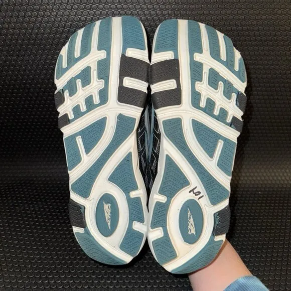 Altra Provision 3.0 Outdoor Running Comfort Shoes Black-Teal Womens Size 7.5