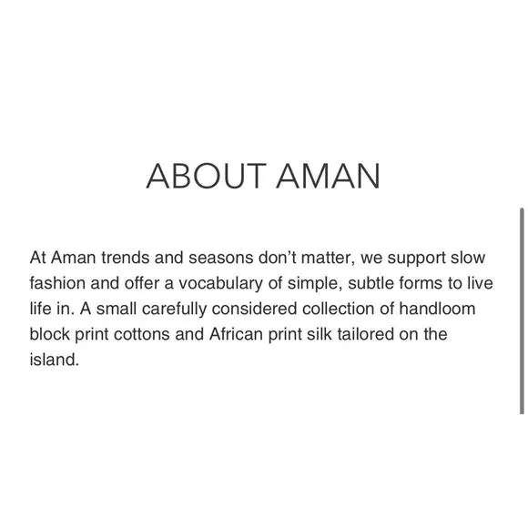 Aman Lamu Kenya Dress S/M Quiet Luxury Timeless Peasant Boho Unique Flowy