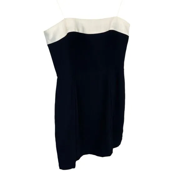 Amanda Uprichard Kerry Mini Dress Strapless Party Hoco Quiet Luxury Cocktail M