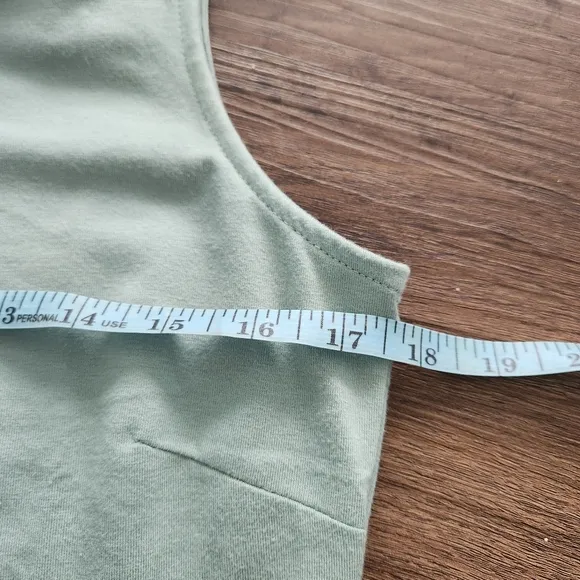 ANATOMIE Johanna Modal Blend Tank Dress In Sage S Minimalist Pastel Designer