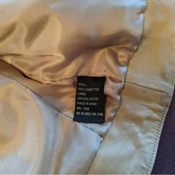 Anne Klein rabbit fur luxury Jacket