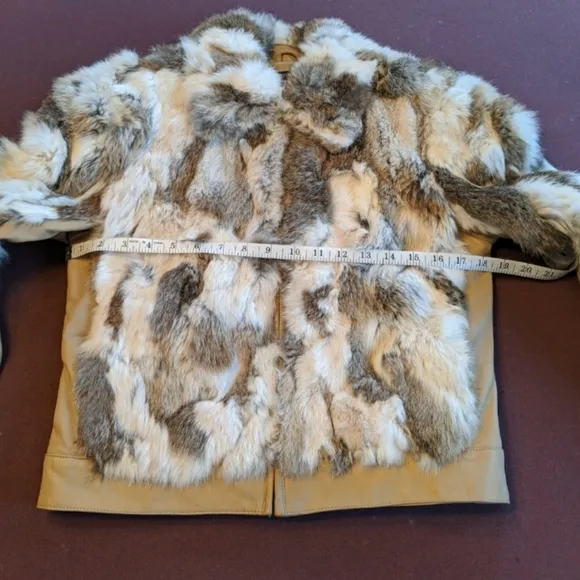 Anne Klein rabbit fur luxury Jacket
