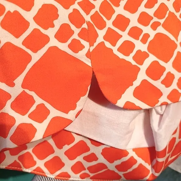 ANNIE GRIFFIN Geometric Diamond Print Luxury Designer Pocket Shorts NWT