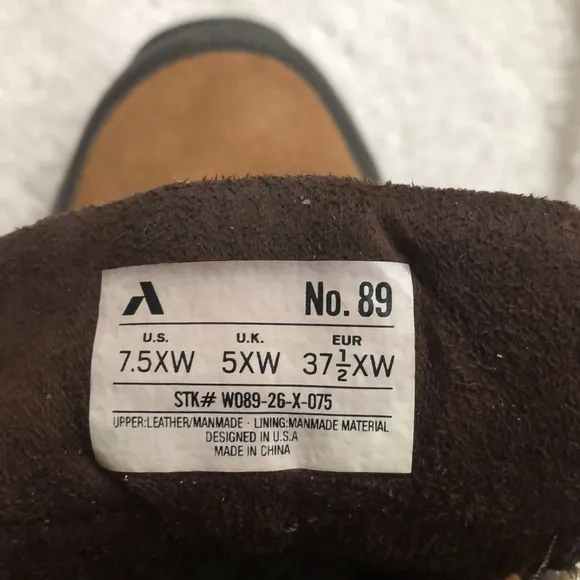 Anodyne NO. 89 Women’s Brown Trail Hiker Boots Size 7.5 XW