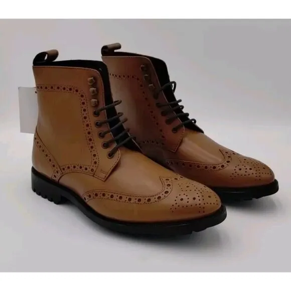 Anthony Veer Men's Grant Wingtip Leather Dress Boot 7