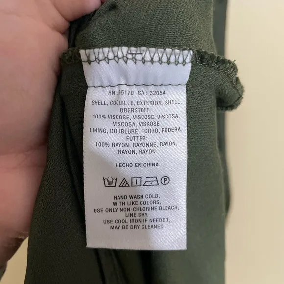 Anthropologie Elyse Bias Slip Dress green size Medium