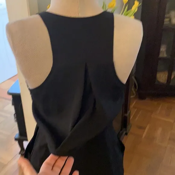 Anthropologie McGinn luxury line gorgeous black dress w/ sequins &amp; pockets