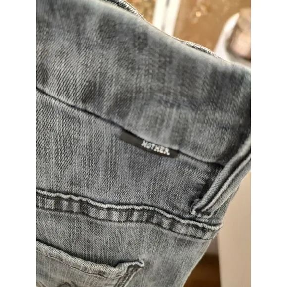 Anthropologie Mother Looker Jeans by Mother, leopard print, Made in USA Size 25