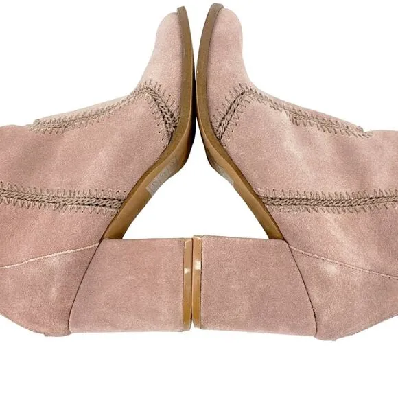 ANTHROPOLOGIE x Farylrobin Stitched Suede Ankle Boots 6.5