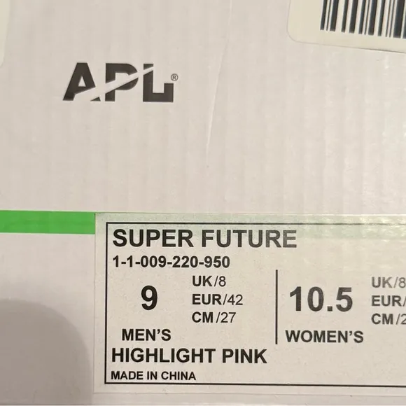 APL Super Future Highlight Pink Men's Shoes