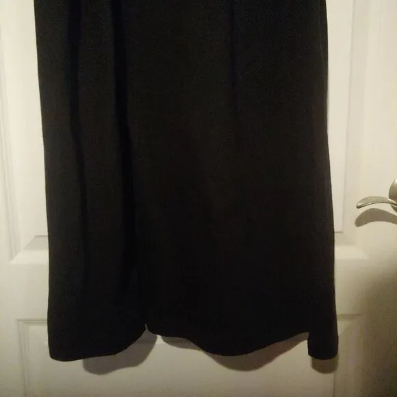 April Cornell Plain Black Maxi Stretch Dress M NWT Sleeveless Feminine