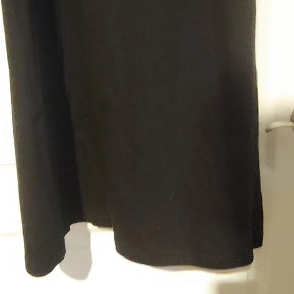 April Cornell Plain Black Maxi Stretch Dress M NWT Sleeveless Feminine