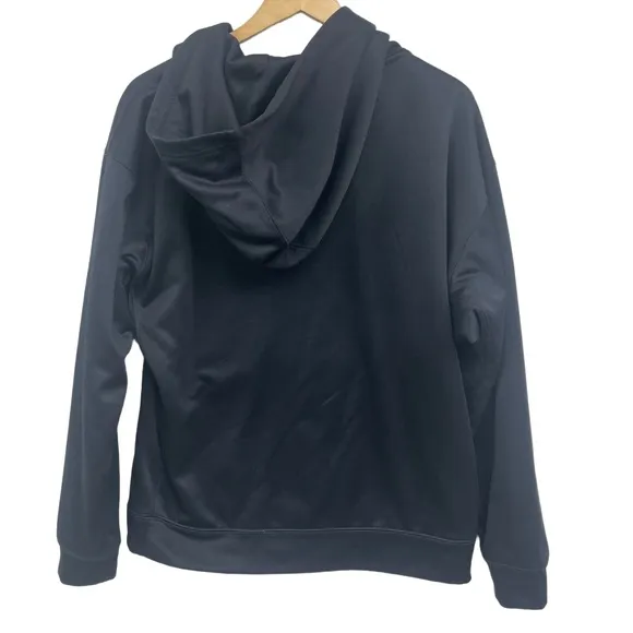 Arborwear Black Heavyweight Fleece Snap Front Hoodie Kangaroo Pocket  Small