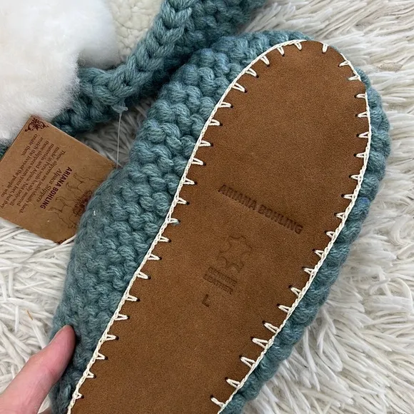 Ariana Bohling Pommed Ballerina Slippers