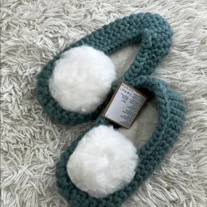 Ariana Bohling Pommed Ballerina Slippers