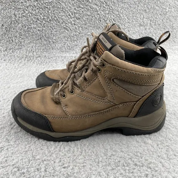 Ariat ATS Hiking Boots Men's 7 B Brown Trail Gorpcore Camping Outdoor Workwear
