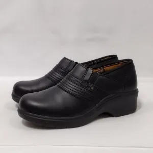 Ariat Safety Clog Steel Toe Shoes Womens 8.5C Black Work Casual Comfy Minimalist