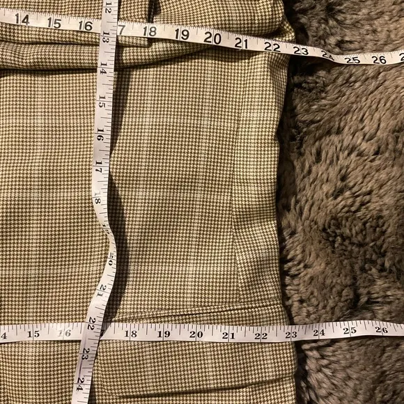 Arnold Brant Men’s 100% Cashmere Sport Coat Shepherd's Check 42R Long Sleeves