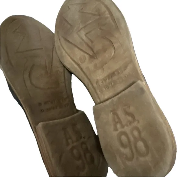 A.S.98 Navy Ankle Booties 41