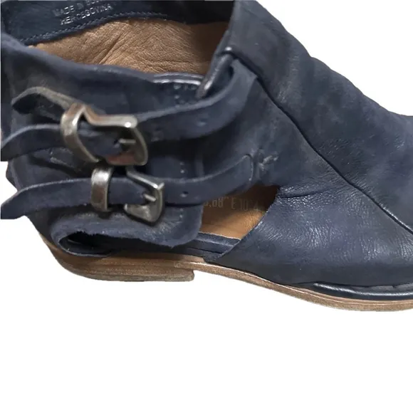 A.S.98 Navy Ankle Booties 41