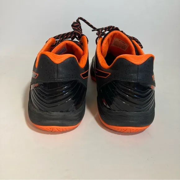 ASICS Blast FF Men's Indoor Shoes Badminton Volleyball Black Orange 1071A002-001