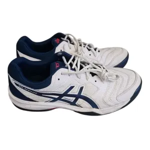 Asics Gel-Dedicate Tennis Shoes Court Sneakers Athletic White Blue Men Size 10.5