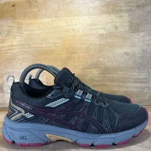 Asics Gel Venture 7 Womens Size 7 Trail Running Shoes Sneakers Gray Purple