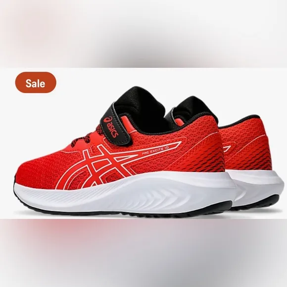 ASICS Kids Red Running Shoes