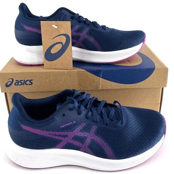 Asics Women's Blue Expanse/Bold Magenta Patriot 13 Shoes Size 8