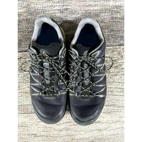 Asolo Men's Tahoe Mid GTX Gore-tex Hiking Boots Size 9.5 Black Yellow