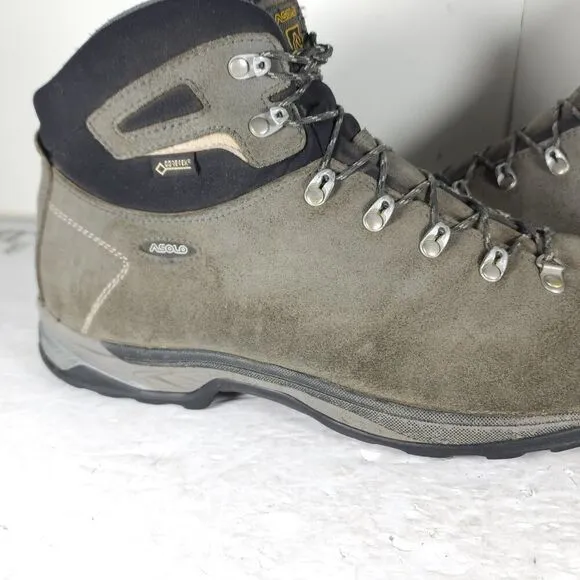 Asolo Men's Thyrus Gv Gortex US 12 Gray Waterproof Lace-Up Trail Hiking Boots