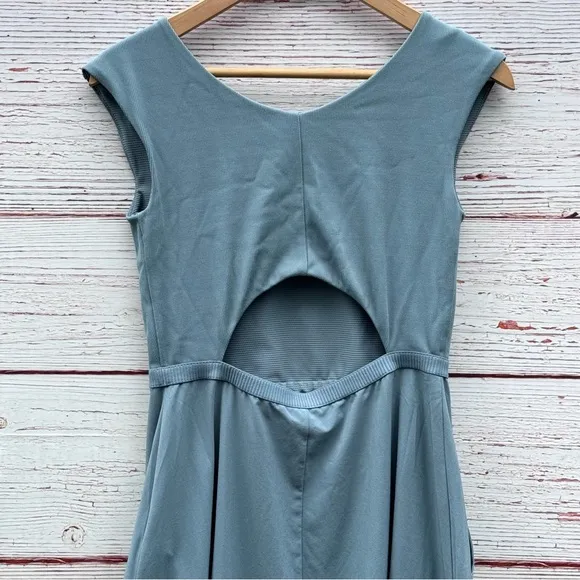 Athleta Ryder Midi Dress in Minimalist Gray Sz S
