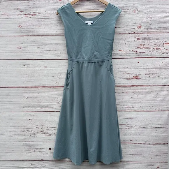 Athleta Ryder Midi Dress in Minimalist Gray Sz S