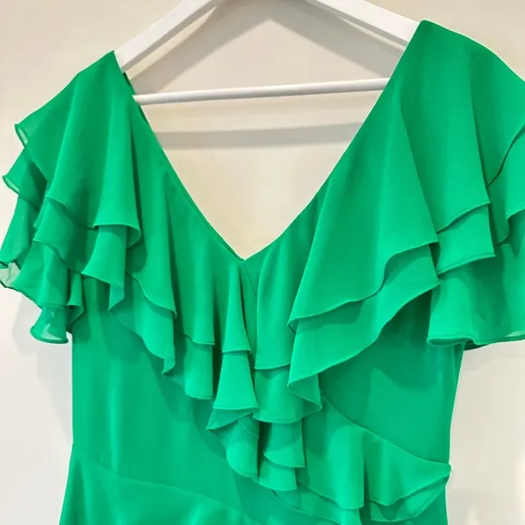 Badgley Mischka Mother of the Bride Groom Wedding Guest Grandma Formal Green 6