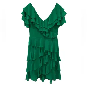 Badgley Mischka Mother of the Bride Groom Wedding Guest Grandma Formal Green 6