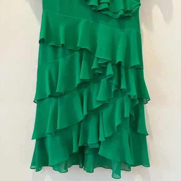 Badgley Mischka Mother of the Bride Groom Wedding Guest Grandma Formal Green 6