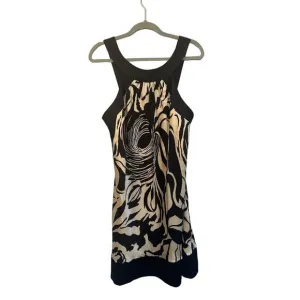 Badgley Mishka black ivory dress luxury whimsigoth lbd party holiday