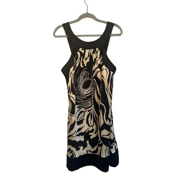 Badgley Mishka black ivory dress luxury whimsigoth lbd party holiday