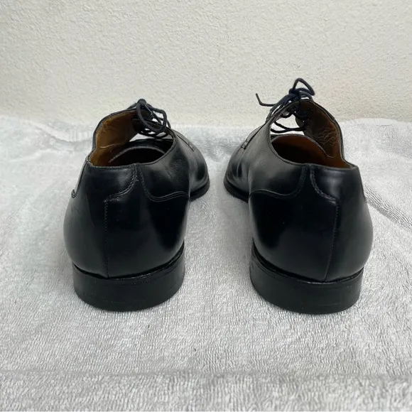 Bally Italy Men's Black Smooth Leather Romeo Dress Shoes Size 11 EEE Classic