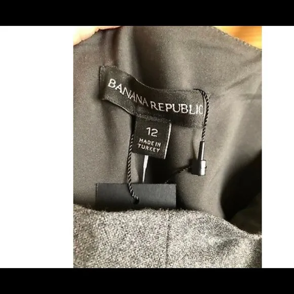 Banana Republic Dress Luxury Italian Flannel Wool