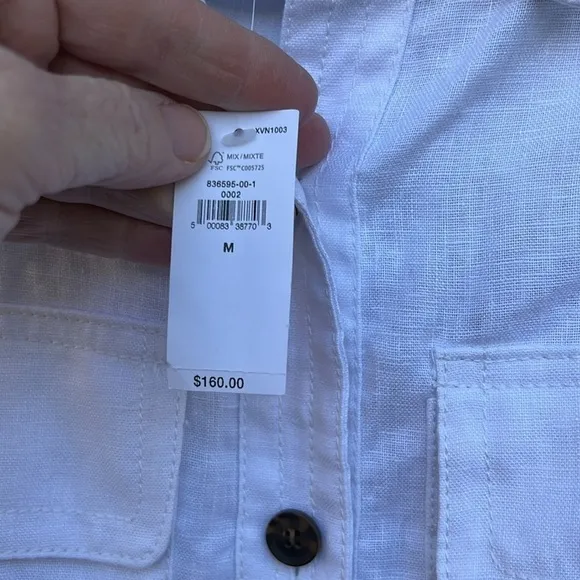Banana Republic Heritage Scout Safari Linen Lagenlook Minimalist Midi Dress M