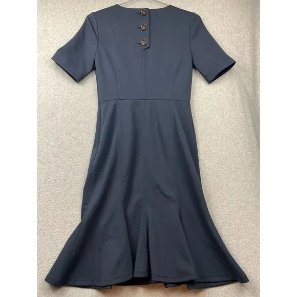 Banana Republic High Waist Dress Womens 0 Minimalist Simple Office Career