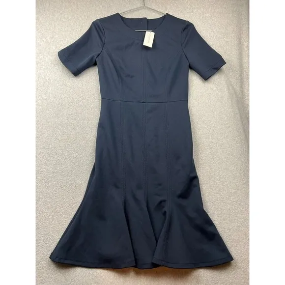 Banana Republic High Waist Dress Womens 0 Minimalist Simple Office Career