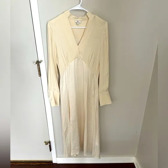 Banana Republic Susana Midi Dress Size 2 minimalist classic