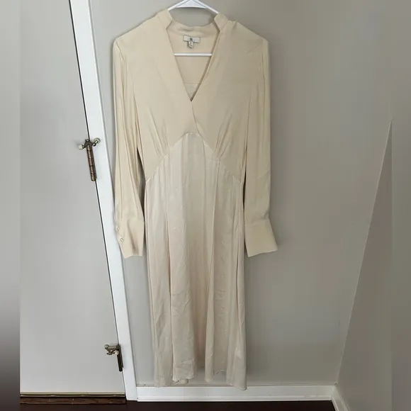 Banana Republic Susana Midi Dress Size 2 minimalist classic