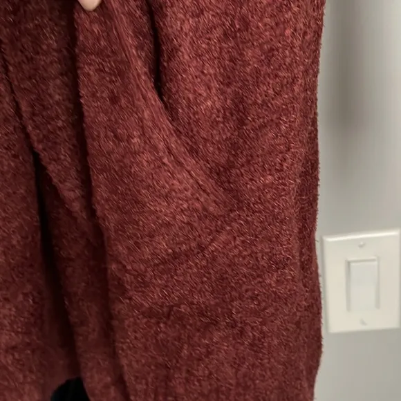 Barefoot Dreams Rust CozyChic Lite Cardi, NWOT