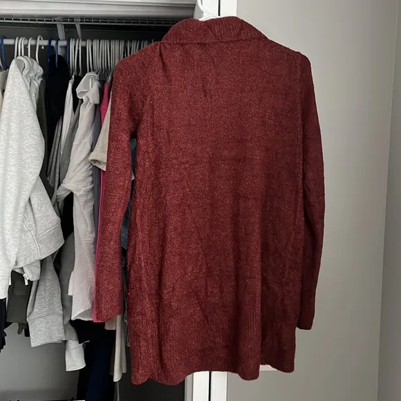 Barefoot Dreams Rust CozyChic Lite Cardi, NWOT