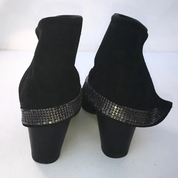BARNEYS Coop black ankle boots 37 1/2 7.5 ankle