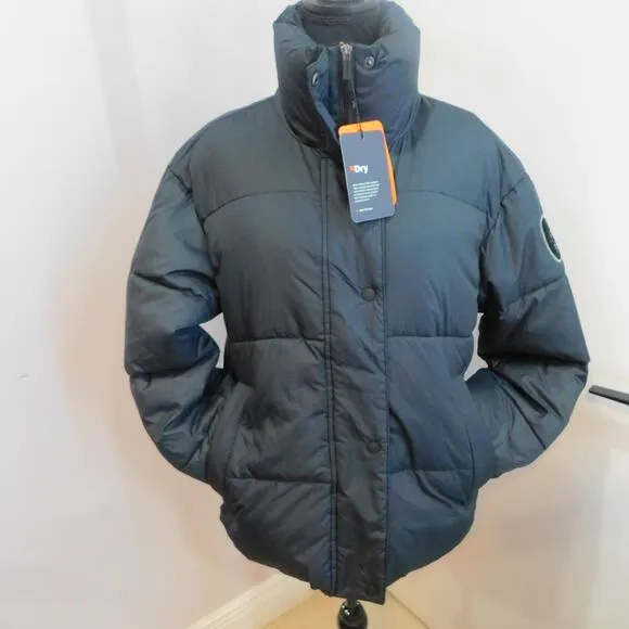 Bass Outdoor Women's Discovery Full Zip Puffer Winter Jacket Black New Small